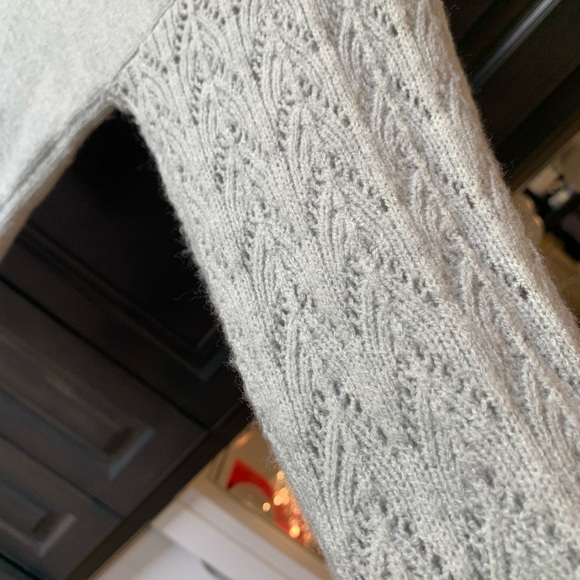 Banana Republic Factory Sweaters - REVERSIBLE LIGHT KNIT POINTELLE CARDIGAN